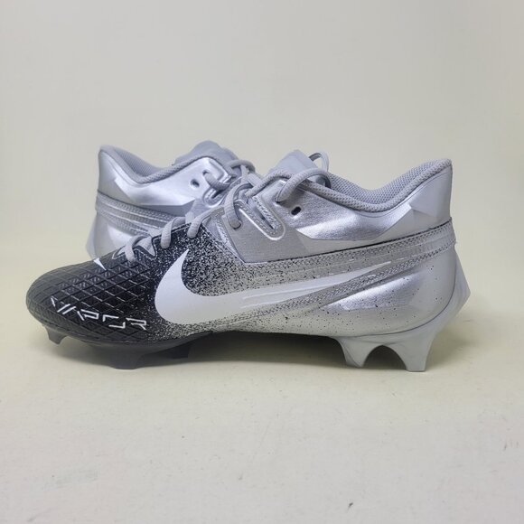 Nike Vapor Edge Elite 360 2 Football Cleats Men’s Size 10 Silver Grey DA5457-003 main image 6
